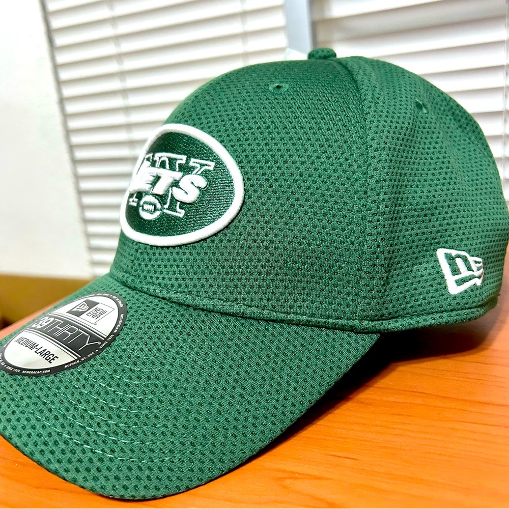New York Jets New Era NFL Team Classic 39THIRTY Green Fitted Hat M/L
